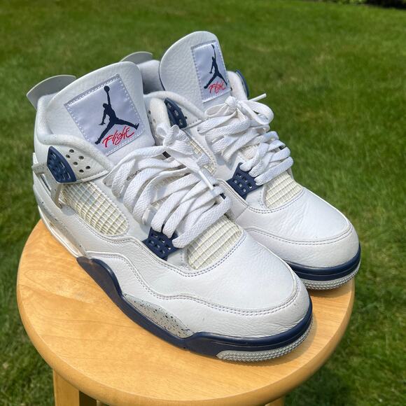 Nike Air Jordan 4 Retro Midnight Navy Men´s Shoes -...